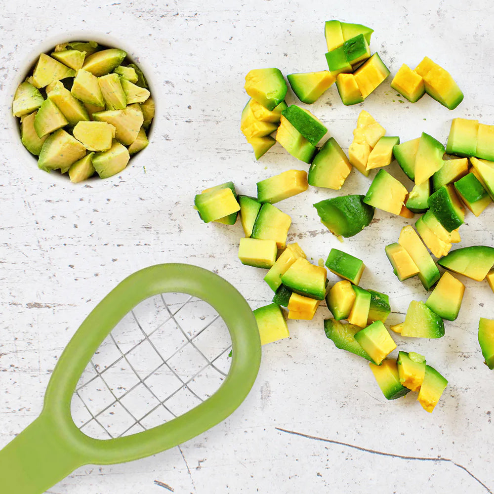 2-Pack: Complete Avocado Slicer  Seed Remover Cubber Cutter