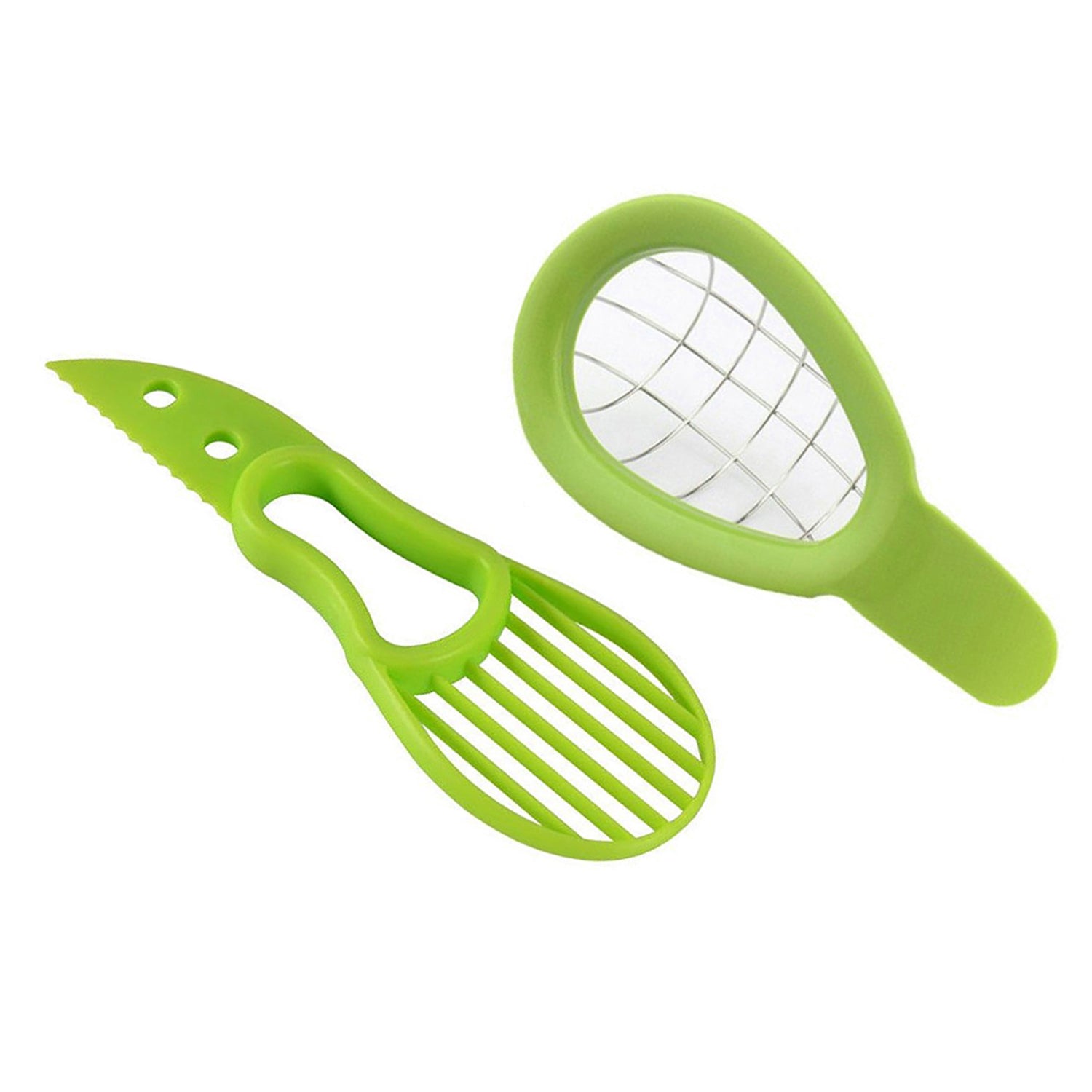 2-Pack: Complete Avocado Slicer  Seed Remover Cubber Cutter