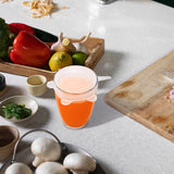 6-Pack: Reusable Silicone Stretch Container Lids Covers for Food Storage - Fit Most Containers