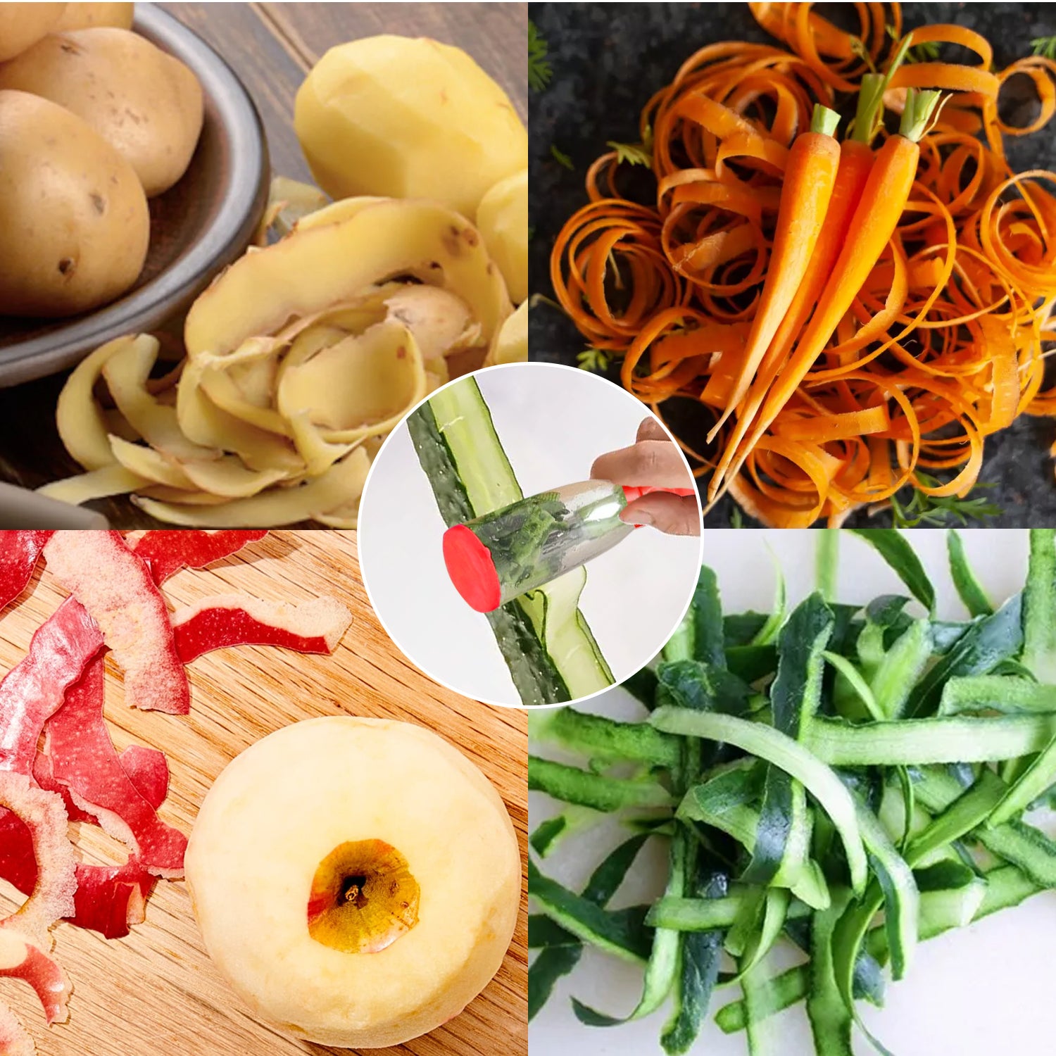 Multifunctional Fruit Vegetable peeler with storage box