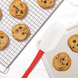 2-in-1 Silicone One Tablespoon Cookie Scoop and Spatula to Stir, Fold, Scrape