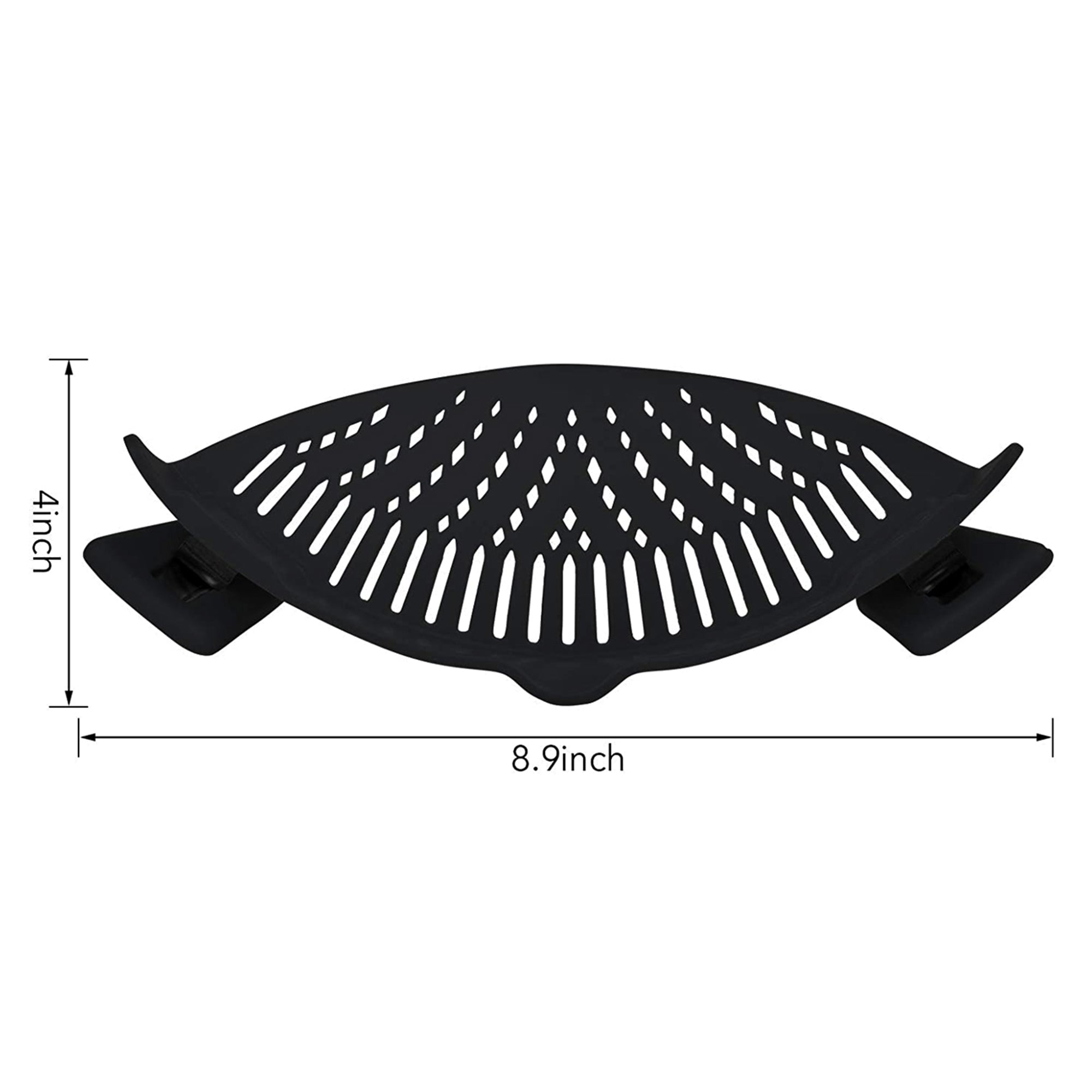 2-Pack: Easy Snap On Heat Resistance Silicone Kitchen Strainer