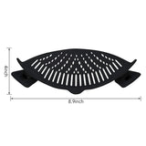 2-Pack: Easy Snap On Heat Resistance Silicone Kitchen Strainer