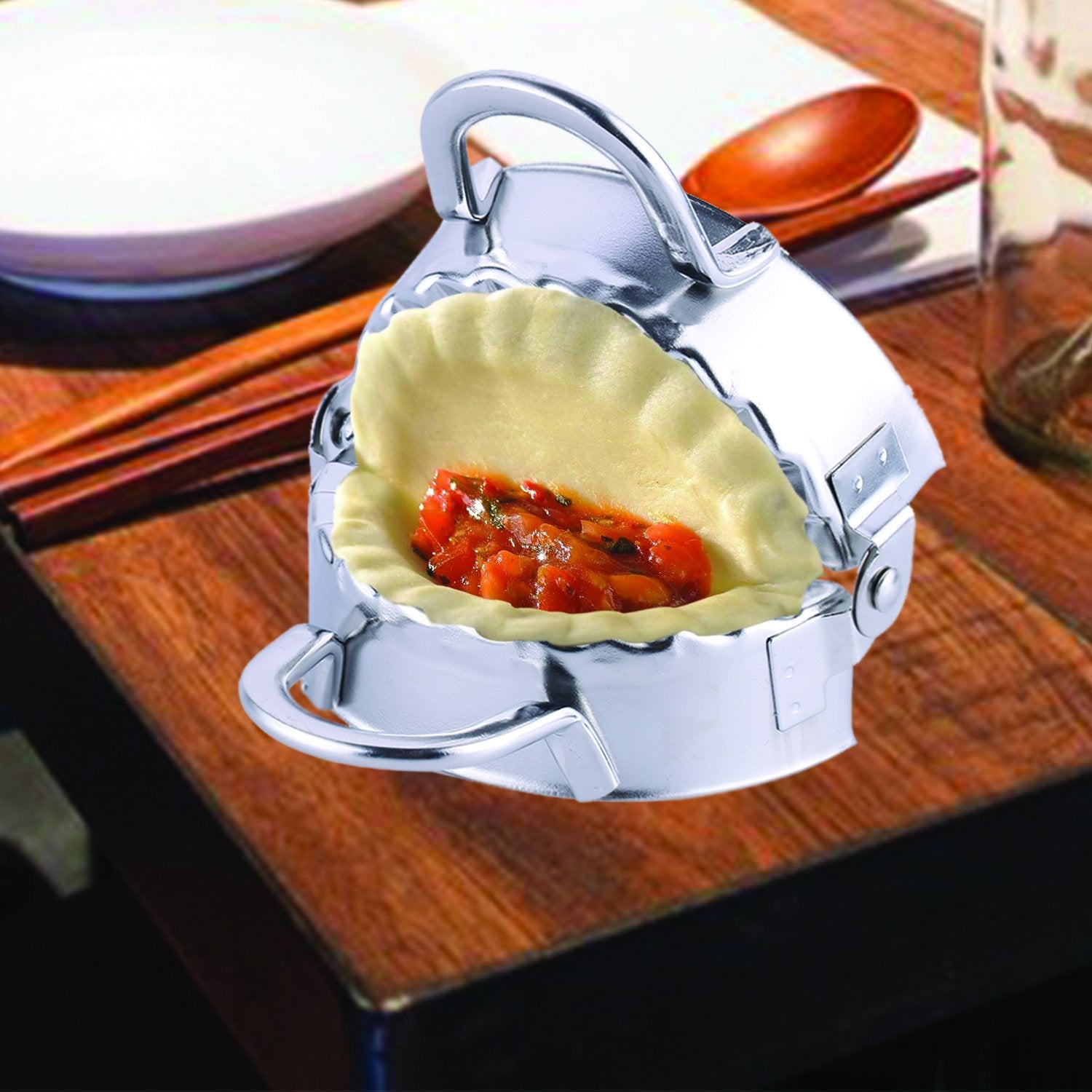 Stainless Steel Ravioli Press And Dumpling Mold Maker