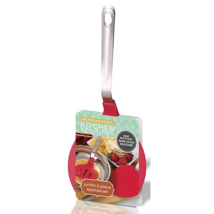 2-Pack: Jumbo Wide Non-Stick Kitchen Flipper Pancake Spatula
