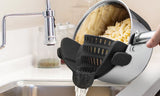 Heat Resistance Easy Snap Silicone Kitchen Strainer