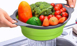 3-in-1 Collapsible Strainer, Salad Bowl, and Multipurpose Holder (2-Pack)