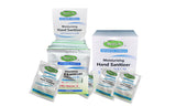 Alcohol Based Anti Bacterial Hand Cleaner And Sanitizer Sachet (12-Pack)