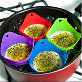 6-Pack: Silicone Egg Poaching Cups Set