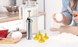 25-Piece: DIY Biscuit Cookie Churros Press Maker and Decoration Gun Kit