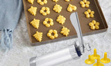 25-Piece: DIY Biscuit Cookie Churros Press Maker and Decoration Gun Kit