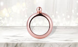 Smooth Stainless Steel Portable Bracelet Hip Flask for Storing Alcohol/Water/Liquid (4-Colors)
