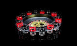 Shot Glass Roulette Set Novelty Drinking Game with 16 Shot Glasses