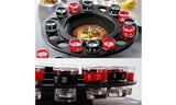 Shot Glass Roulette Set Novelty Drinking Game with 16 Shot Glasses