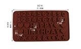 2-Pack: Silicone Chocolate Ice Decoration Tray  For Happy Birthday, Numbers, Symbols Mold