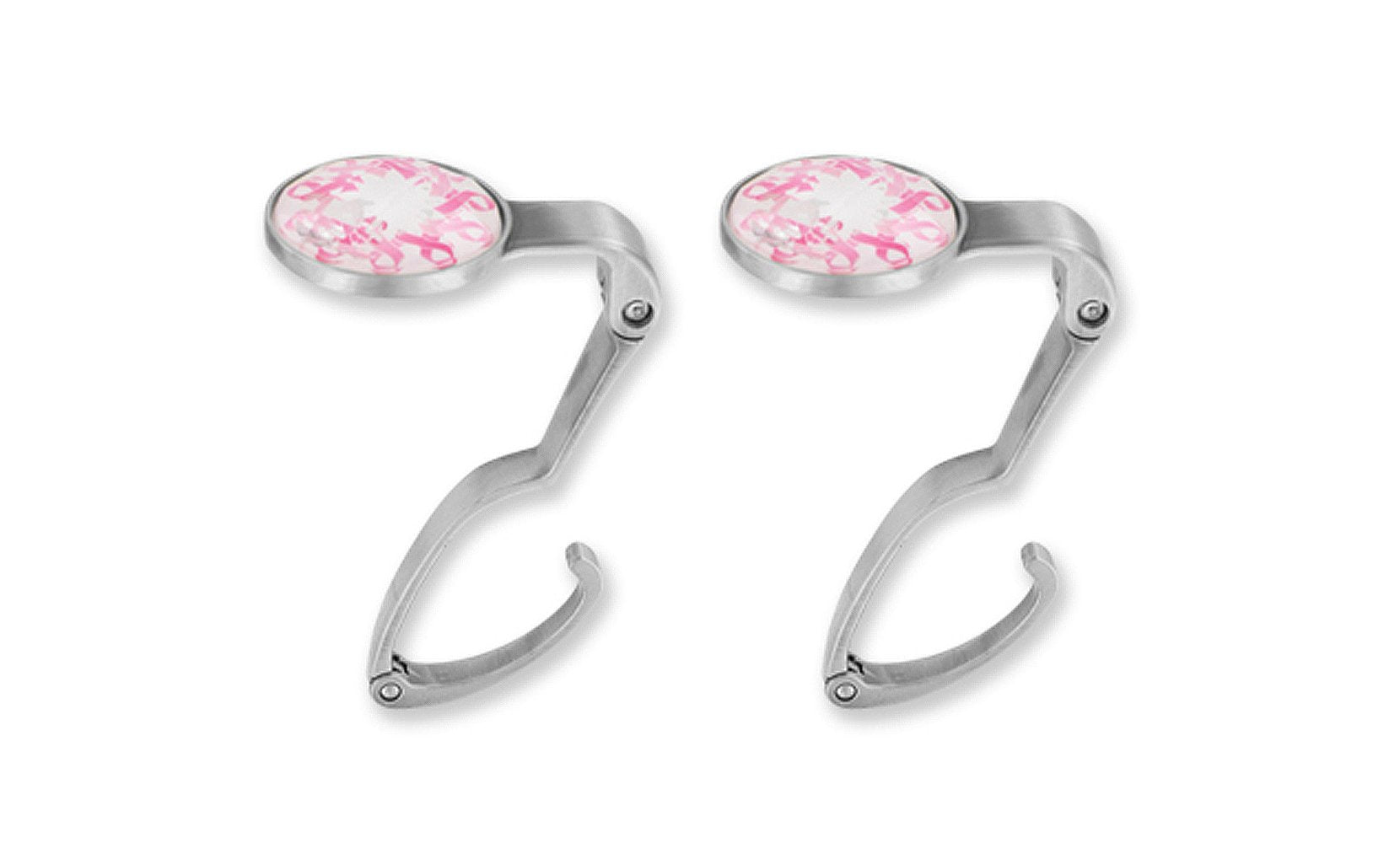 Breast Cancer Awareness Tabletop Purse Bag Shopping Bag Holder