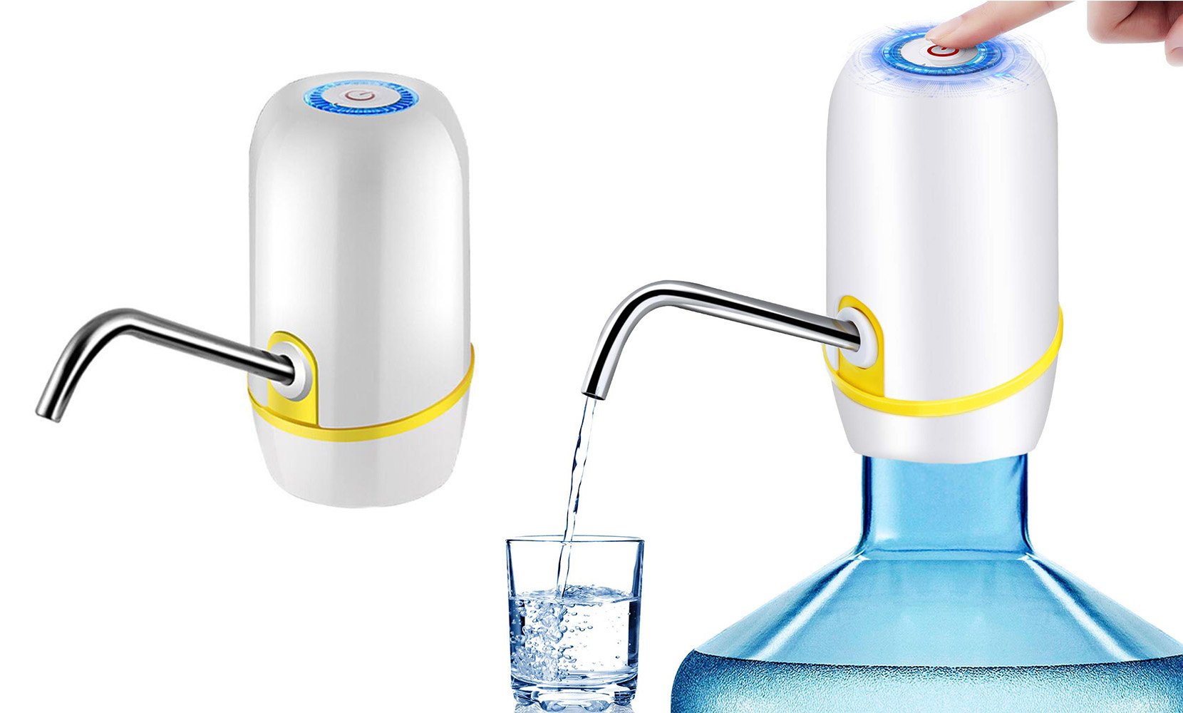 Portable Electric Rechargeable Automatic Water Bottle Pump and Dispenser