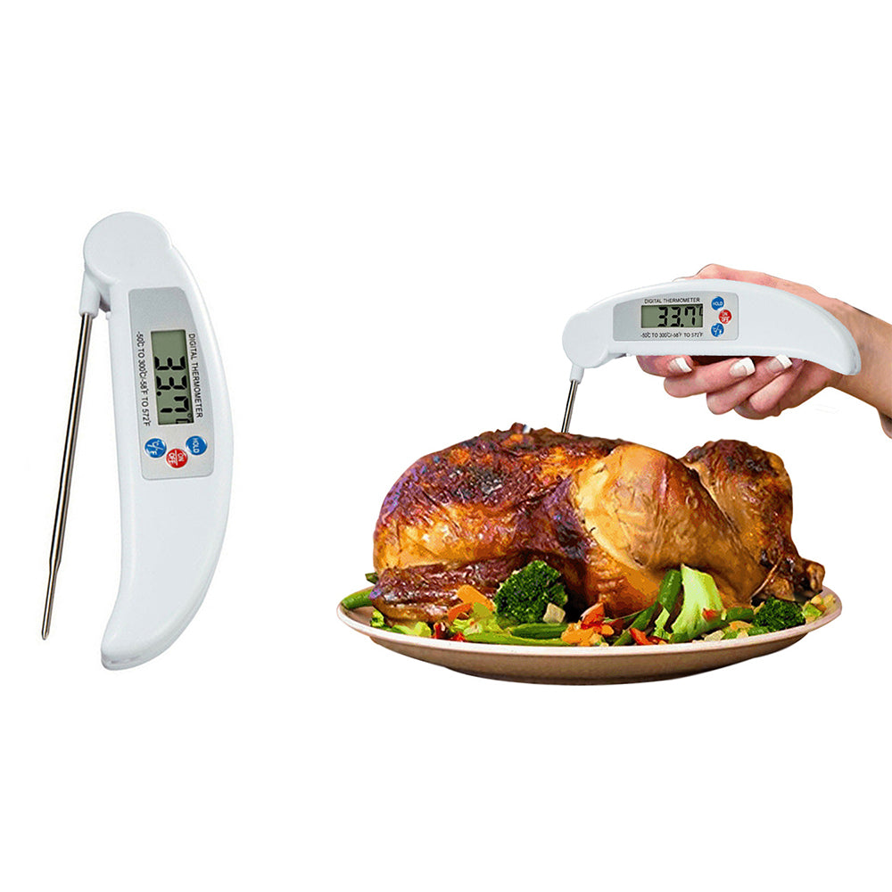 Chicken Termometer Instant-Read Stainless Steel Digital Meat And Poultry Thermometer and ...