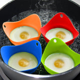 7-Pack: Silicone Egg Poaching Cups Set And Stainless Steel Heavy Duty Wire Egg And Fruit Slicer Cutter Chopper Slicer