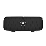 Silicone Kitchen Sink Faucet Splash Guard Guard & Drip Catcher Tray Dish Sponge Holder Kitchen Sink Accessories Protector Home Organization