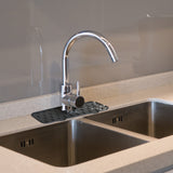 Silicone Kitchen Sink Faucet Splash Guard Guard & Drip Catcher Tray Dish Sponge Holder Kitchen Sink Accessories Protector Home Organization