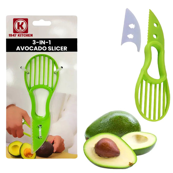 2-Pack: Complete Avocado Slicer Seed Remover Cubber Cutter – 1947kitchen