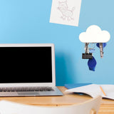 2-Pack: Magnetic Stick Anywhere Cloud Design Keys Keychains Small items Holder Rack Organizer
