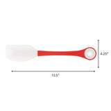 2-in-1 Silicone One Tablespoon Cookie Scoop and Spatula to Stir, Fold, Scrape