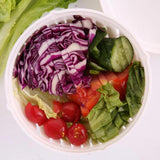 Quick-Chop Easy Salad Fruits Cutter Slicer  Bowl