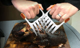 Stainless Steel Meat-Shredding Claws With Wooden Handle (1-Pair)