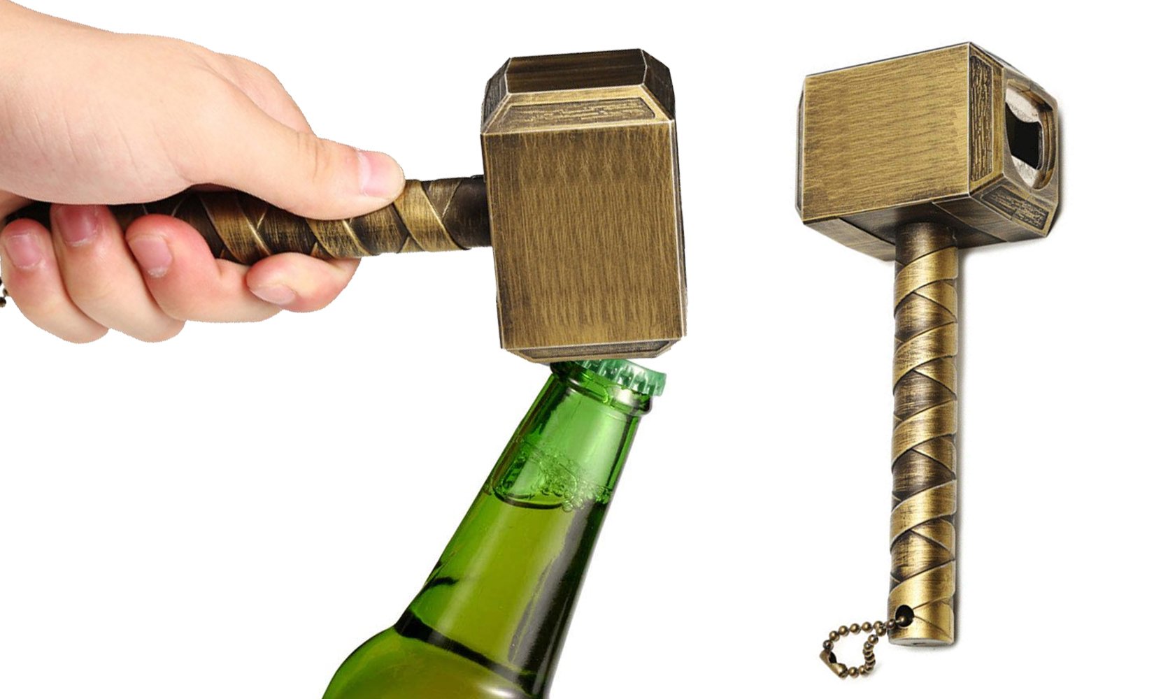 Thor Hammer Mjolnir Inspired Bottle Opener