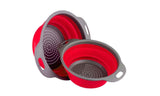 3-in-1 Collapsible Strainer, Salad Bowl, and Multipurpose Holder (2-Pack)