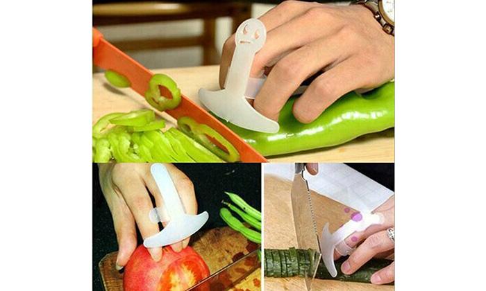 Cutting and Slicing Plastic Finger Guard (10-Pack)